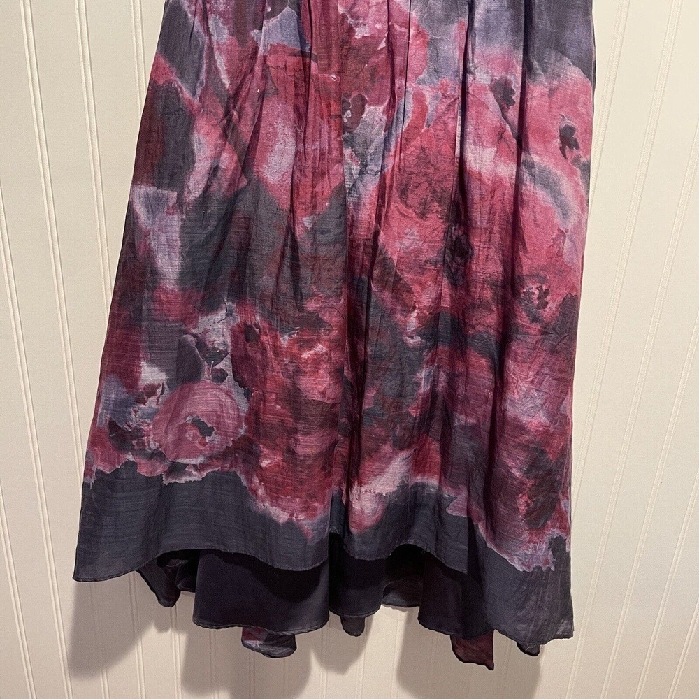 Lela Rose Neiman Marcus Floral Silk Dress Size 2 - Picture 4 of 9